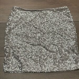 Silver skirt